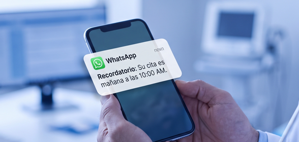 Recordatorios de turnos por WhatsApp y Mail